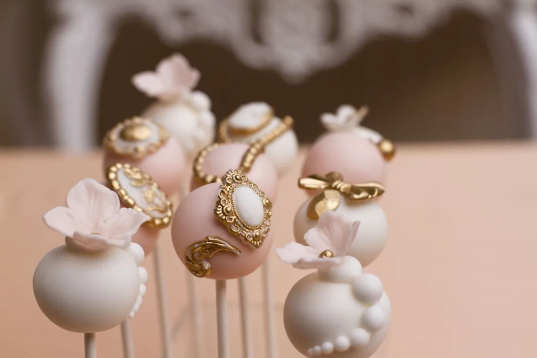 Cake pops aurii
